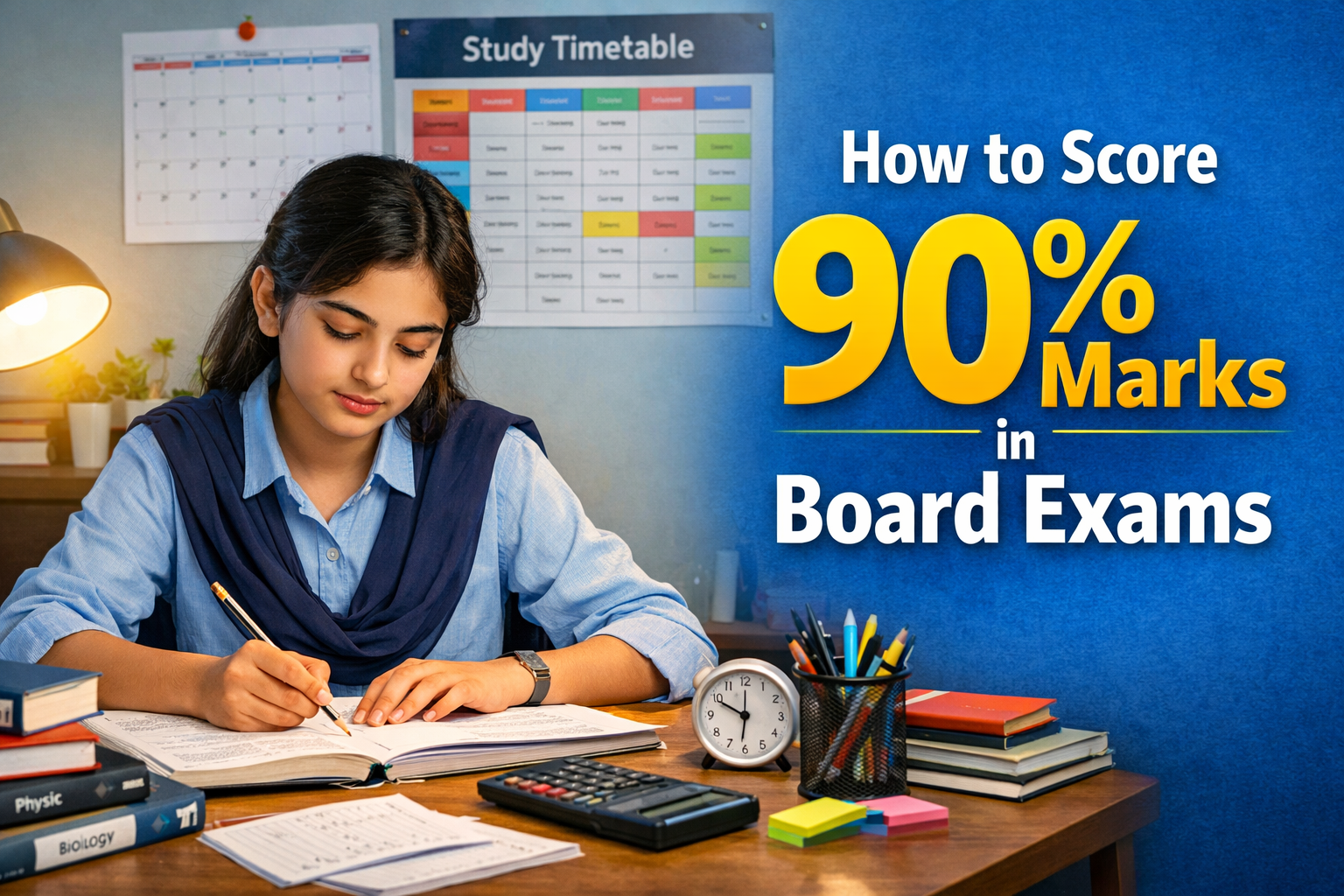 How to Score 90% Marks in Board Exams
