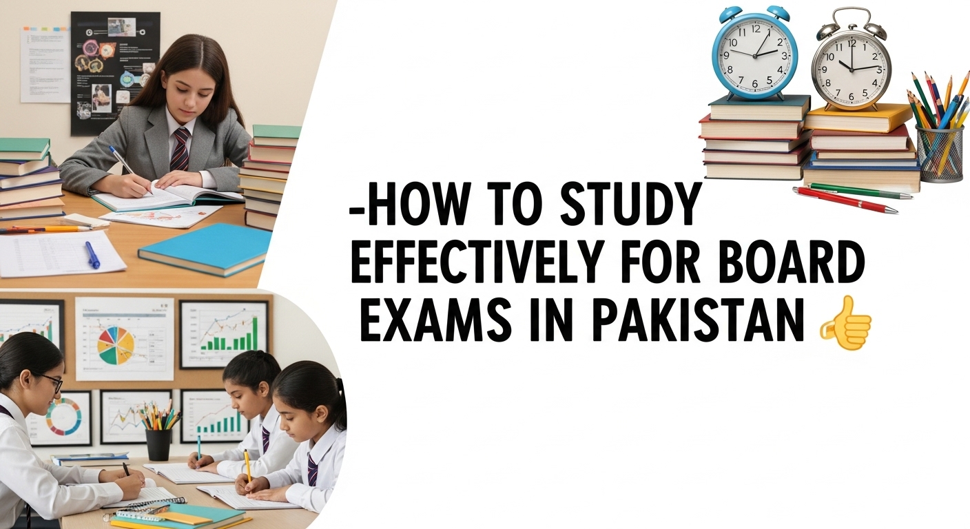How to study effectively for board exams in Pakistan