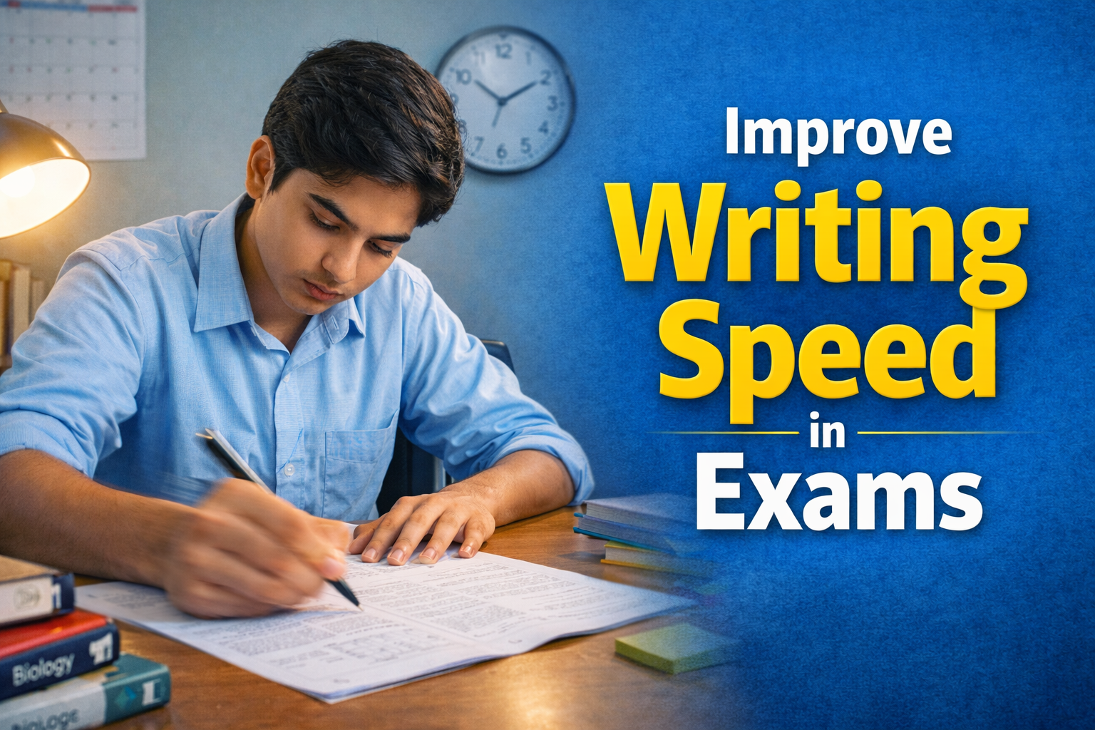 How to Improve Writing Speed in Exams