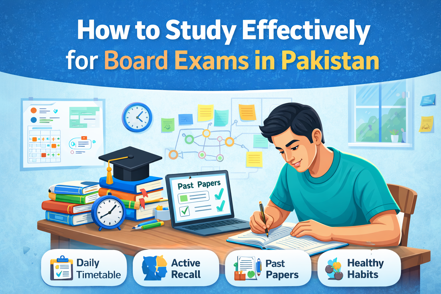 How to study effectively for board exams in Pakistan