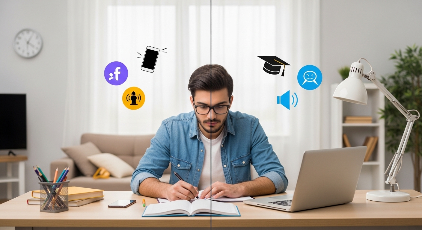 How to Concentrate on Studies Without Distraction at Home