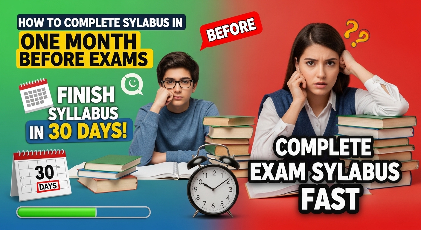 How to Complete Syllabus in One Month Before Exams