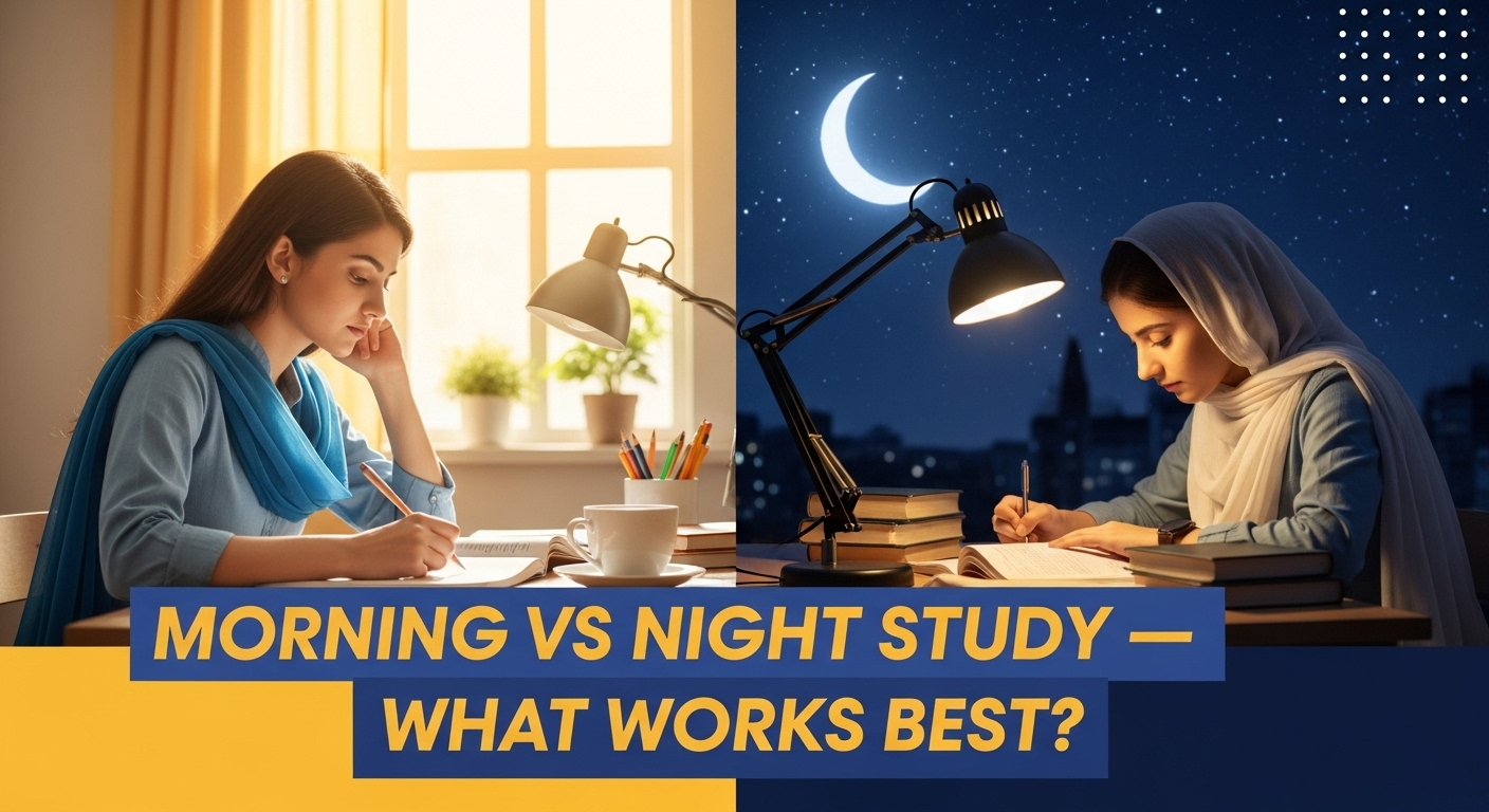 Night Study vs Morning Study