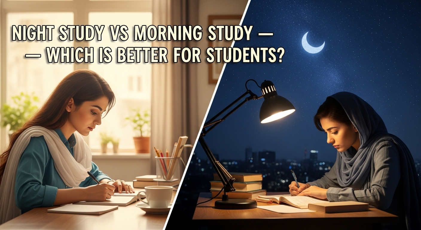Night Study vs Morning Study