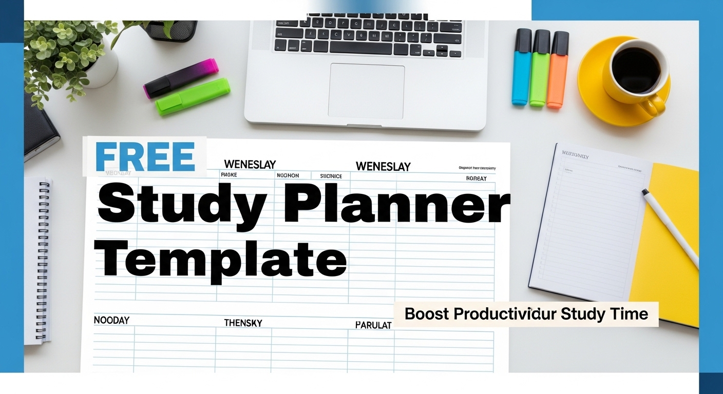 Study Planner Template for Students – Free Tool & Guide
