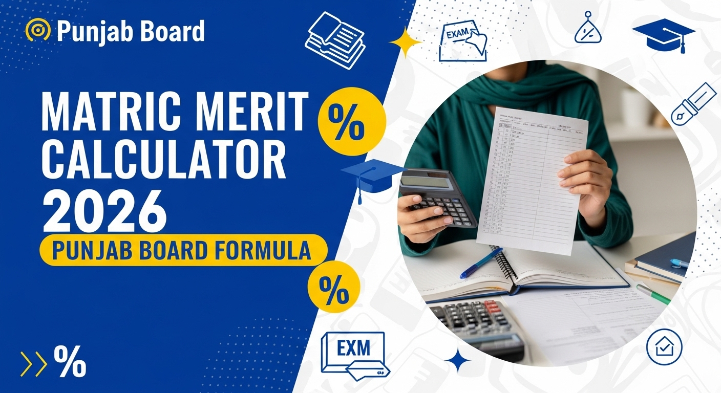 Punjab Board Matric Marks Calculator