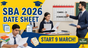 PECTAA SBA 2026 Date Sheet