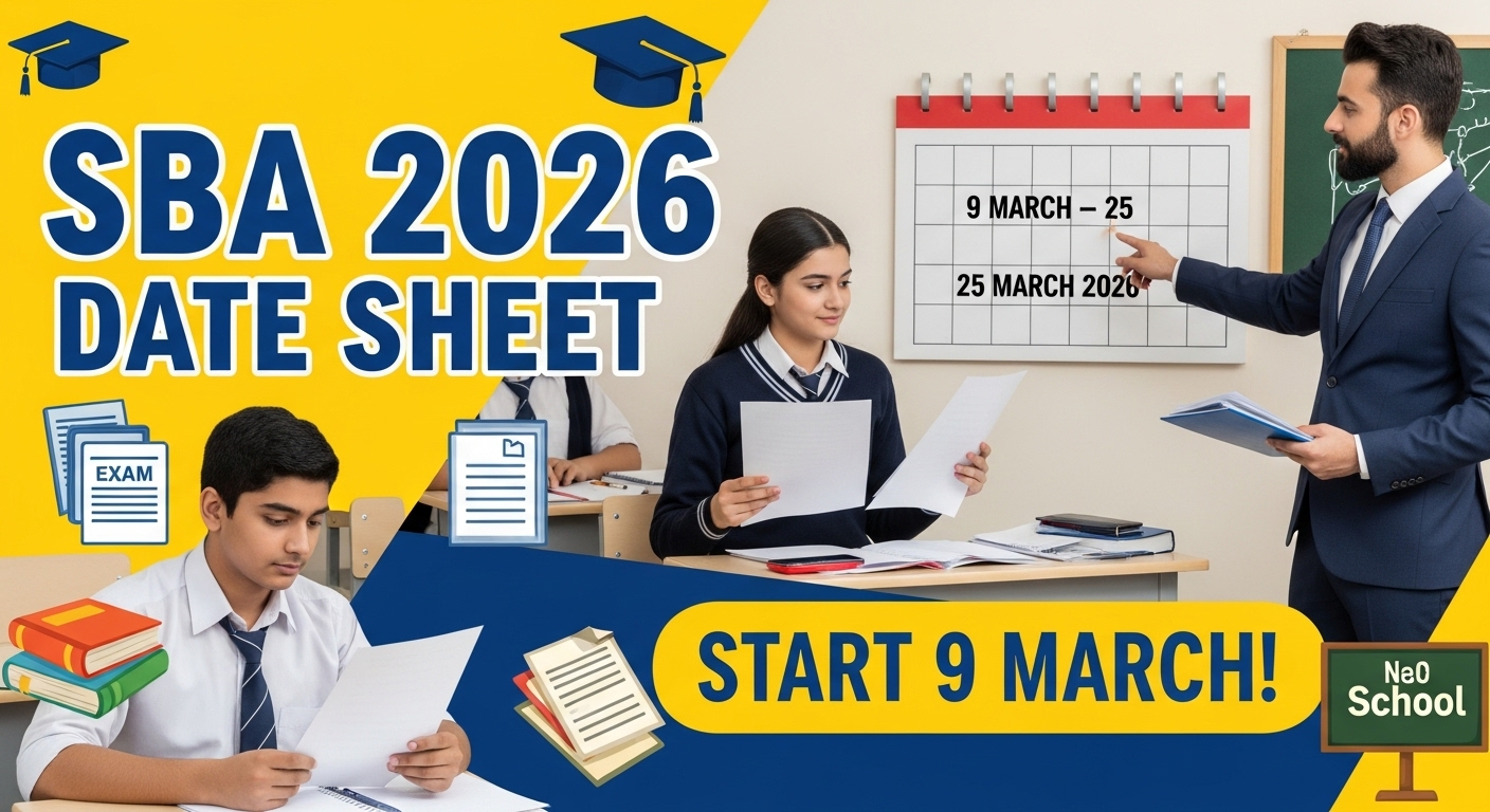 PECTAA SBA 2026 Date Sheet