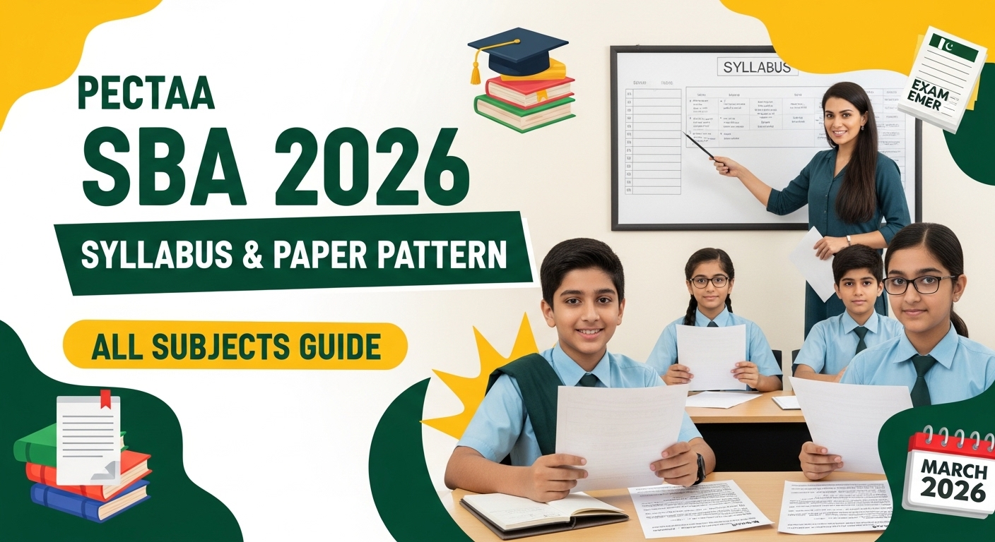 PECTAA SBA-2026 Syllabus and Paper Pattern