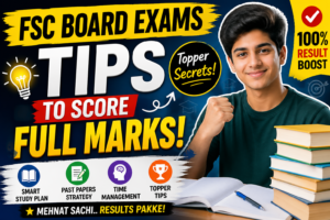 Tips for FSc Board Exams Pakistan Students