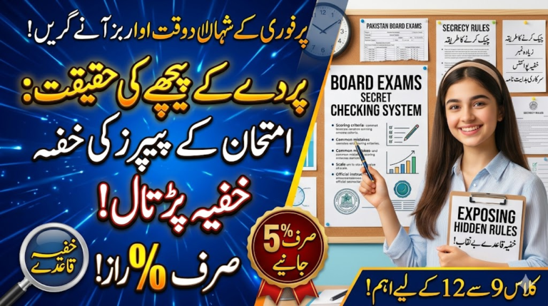 How Examiners Check Board Papers in Pakistan: Hidden Rules You Need to Know