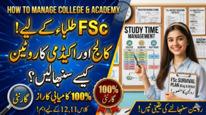 How to Manage College and Academy Routines for FSc Students
